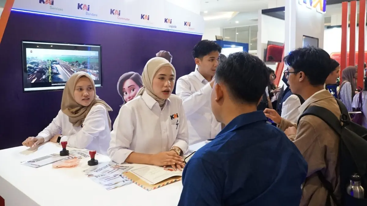 Antusiasme tinggi warnai Campus Job Fair Semarang 2026. (KAI)
