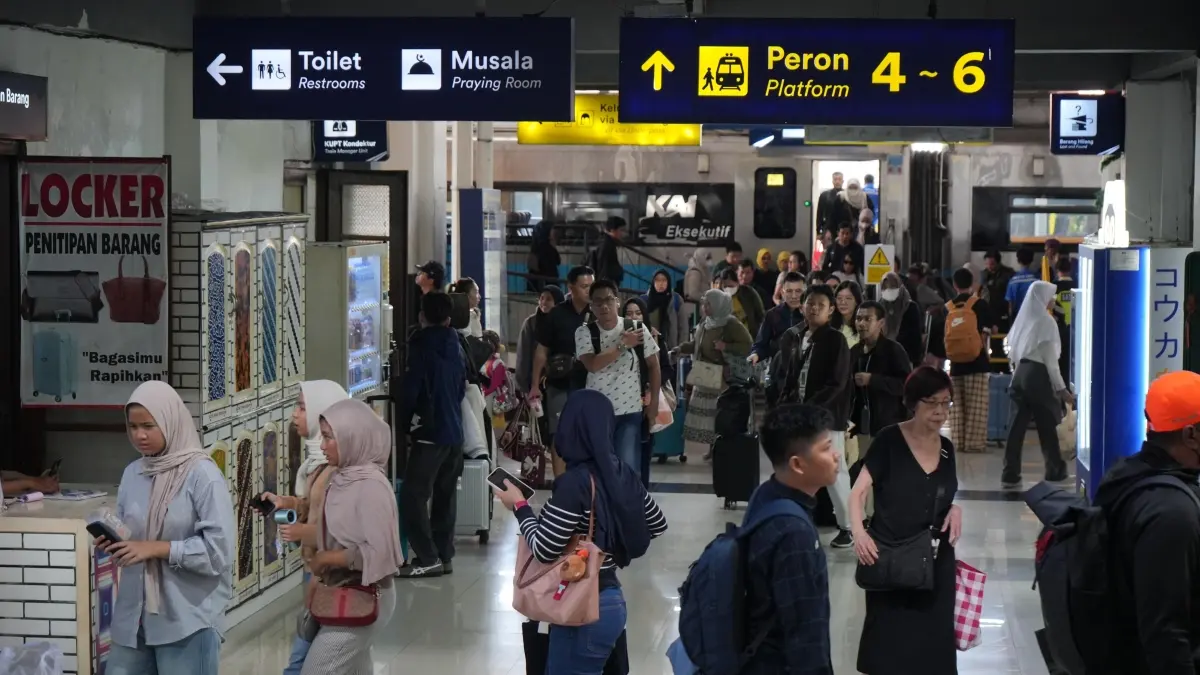 PT KAI mencatat peningkatan ketepatan waktu pada Triwulan I 2026. (KAI)