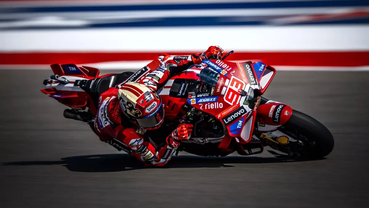 Start lambat Marc Marquez di MotoGP 2026 memicu tekanan dari rival. (Ducati)