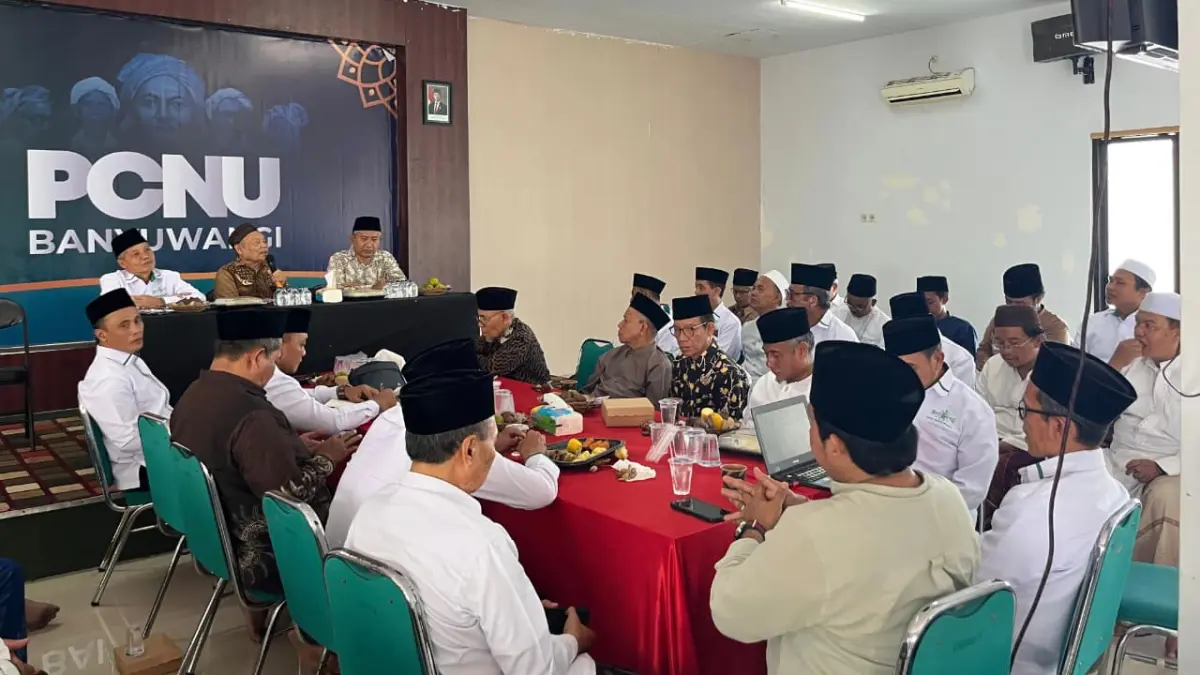 PCNU Banyuwangi gelar rapat gabungan Syuriyah dan Tanfidziyah. (Istimewa)