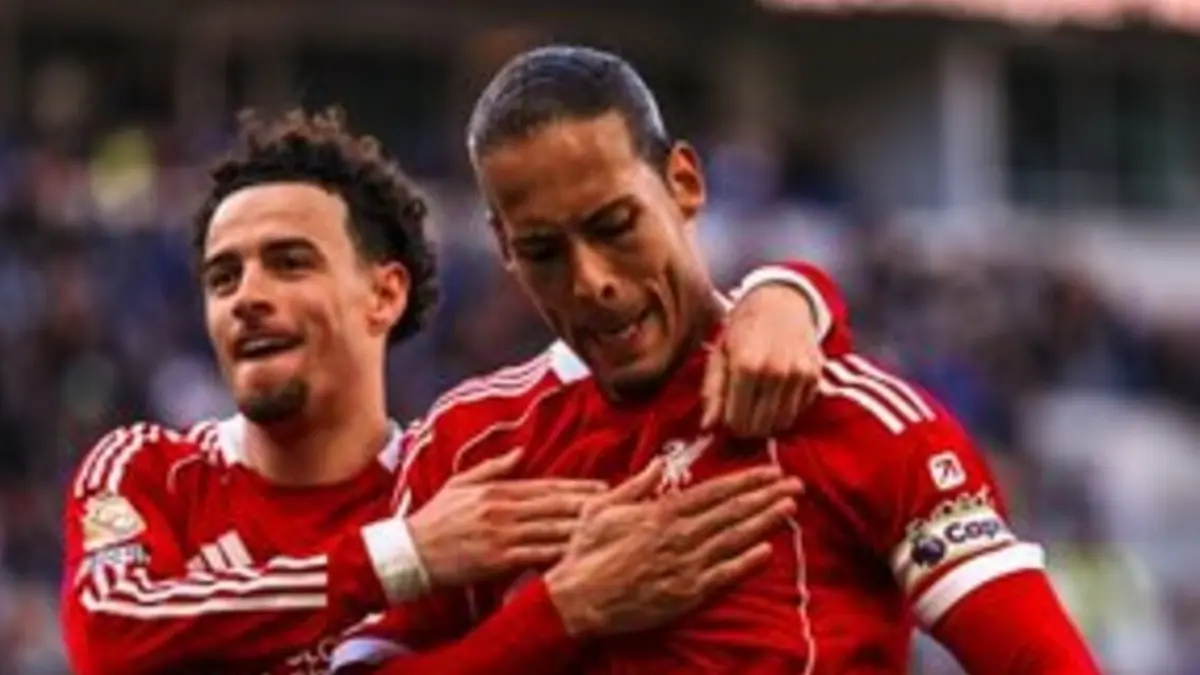 PENENTU: Gol telat Van Dijk bawa tiga poin Liverpool atas Everton (Liverpool)