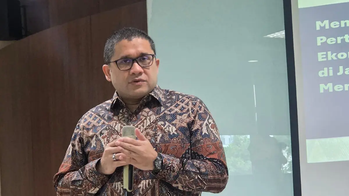 Febrio Nathan Kacaribu. (Nurul Fitriana/JawaPos.com)