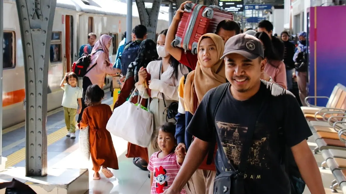 KAI mencatat 128 juta pelanggan kereta api pada awal 2026. (KAI)