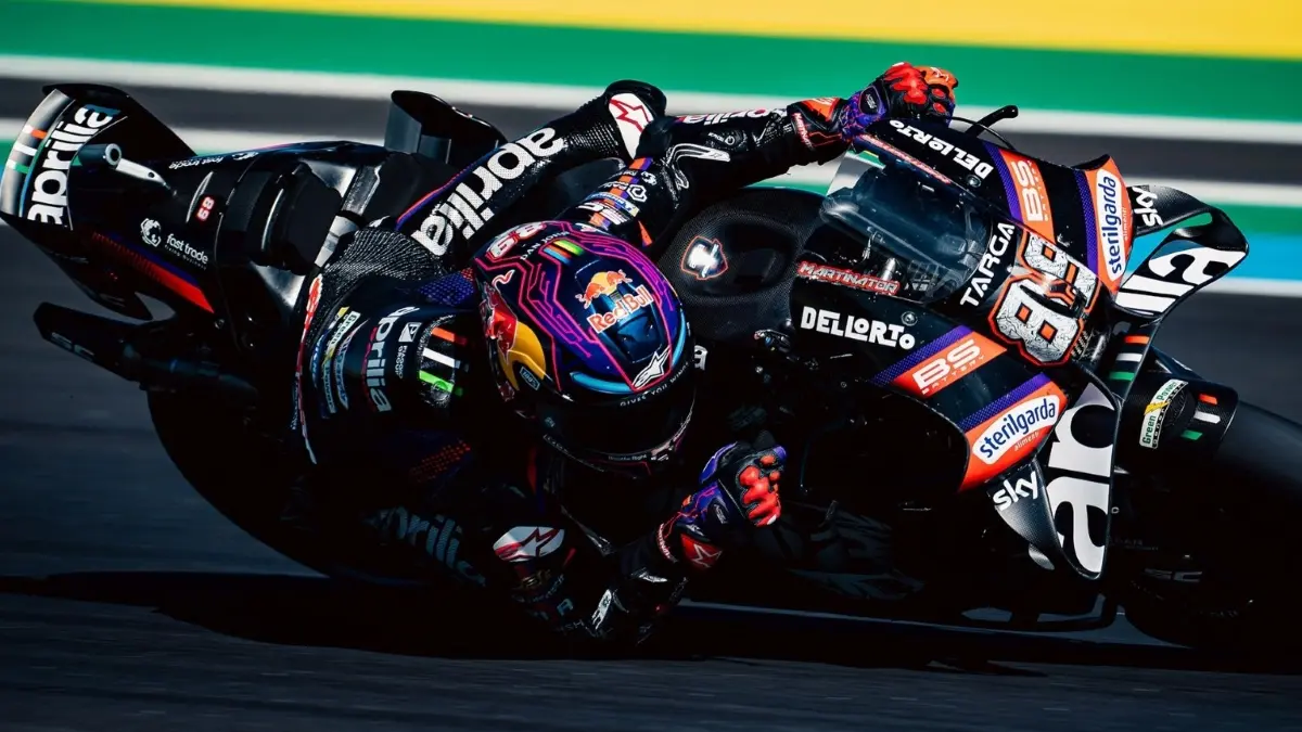 Aprilia mulai uji mesin 850cc di Jerez sebagai persiapan MotoGP 2027. (Aprilia)