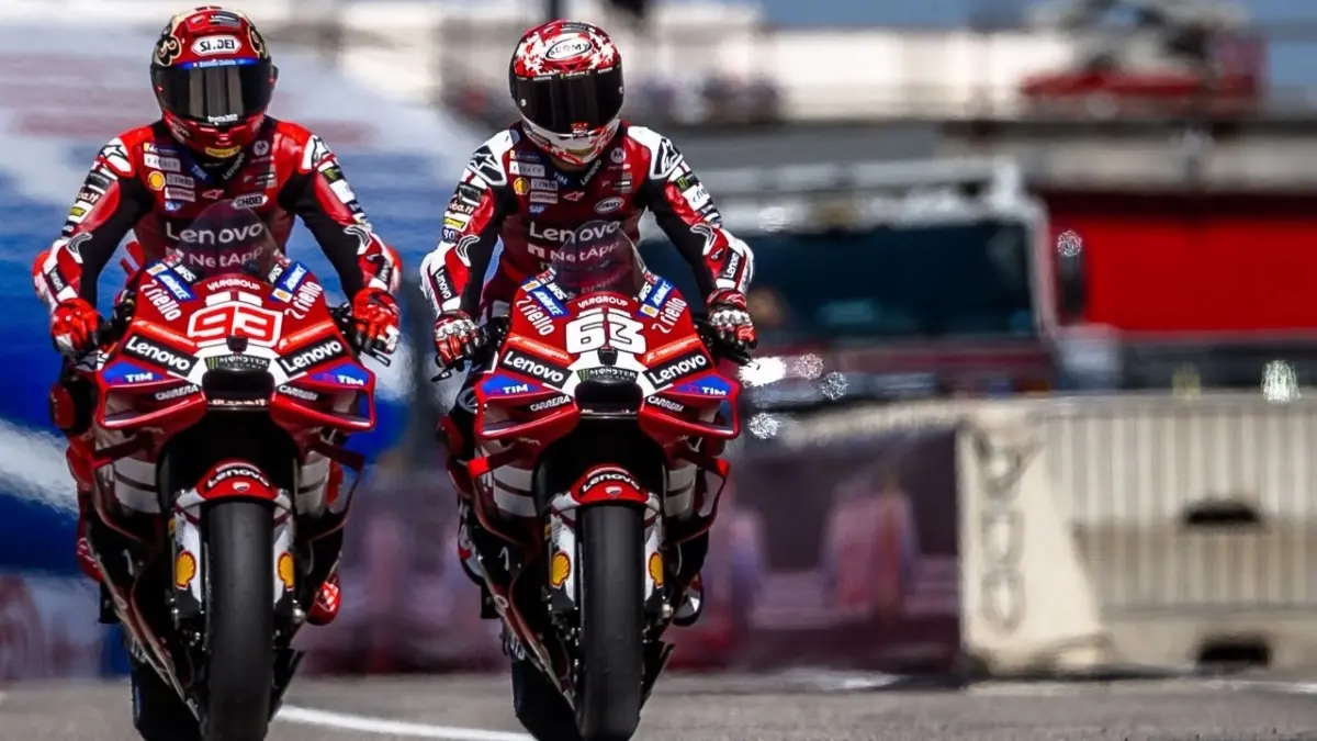 Ducati mulai uji coba motor 850 cc untuk MotoGP 2027 di Misano. (Ducati)