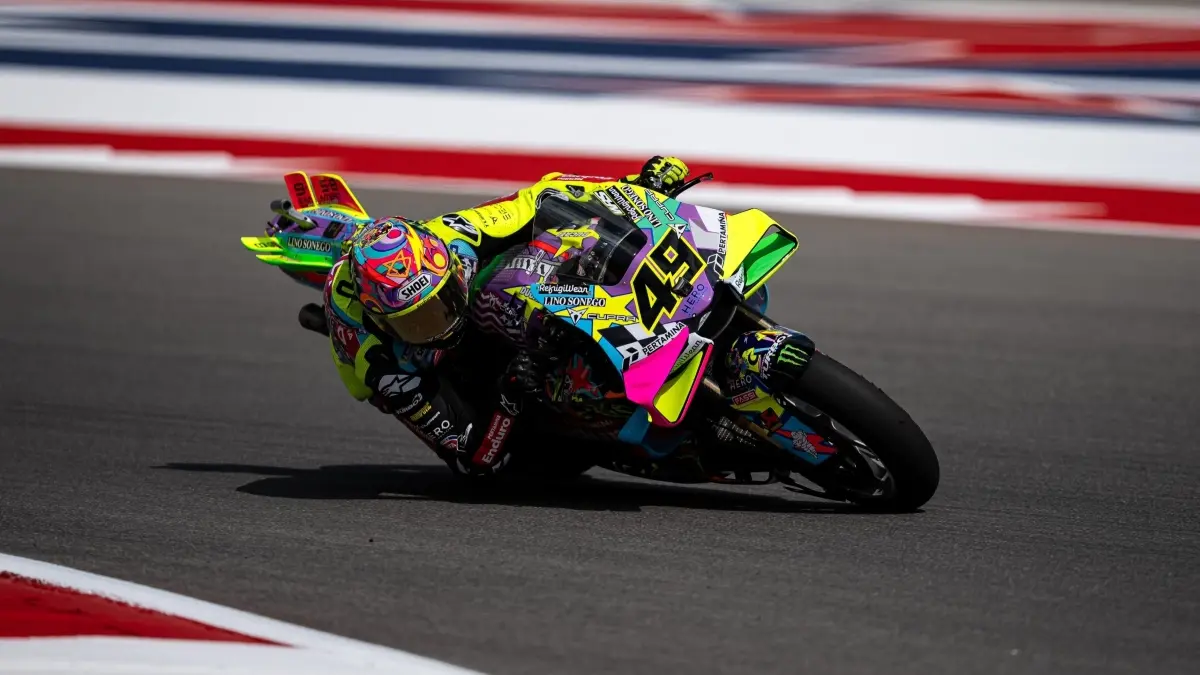 Fabio Di Giannantonio abaikan isu kontrak dan fokus pada kecepatan di MotoGP Jerez. (VR46)