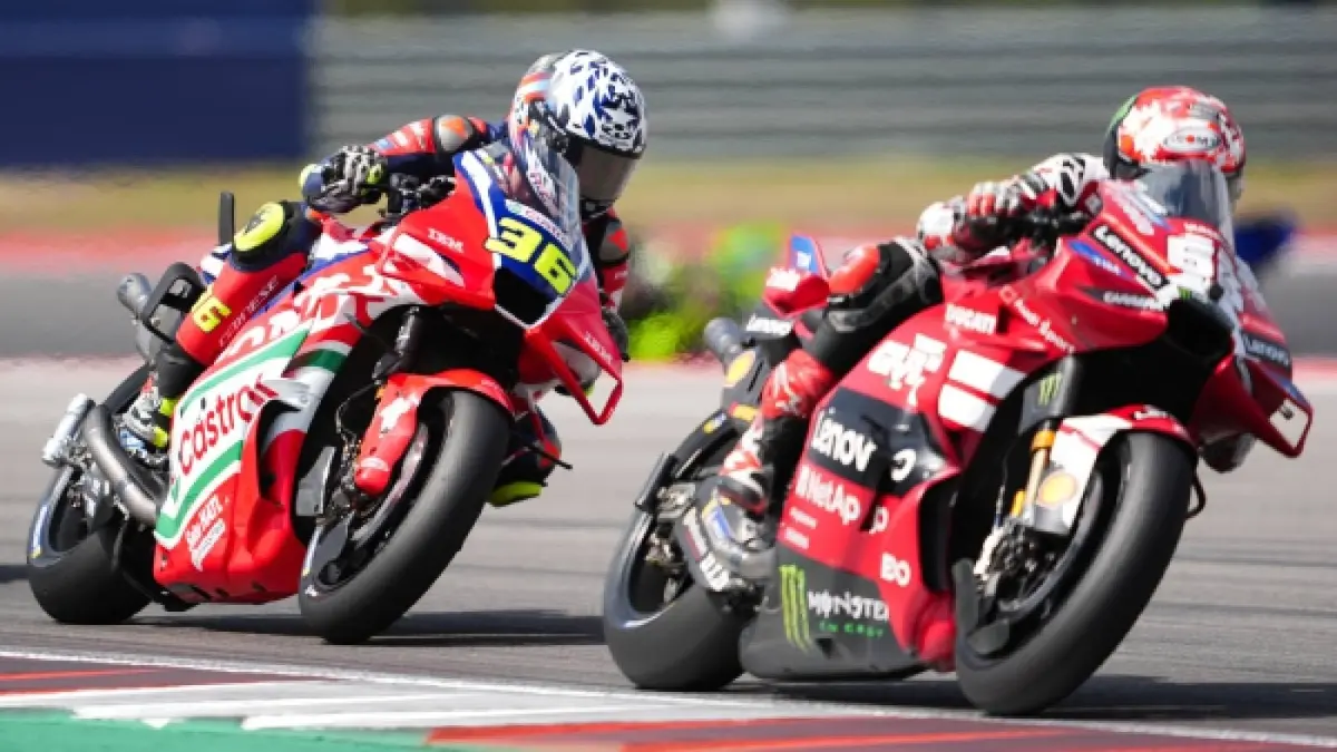 Joan Mir menegaskan dirinya layak bertahan di tim pabrikan Honda untuk MotoGP 2027. (Honda Racing)