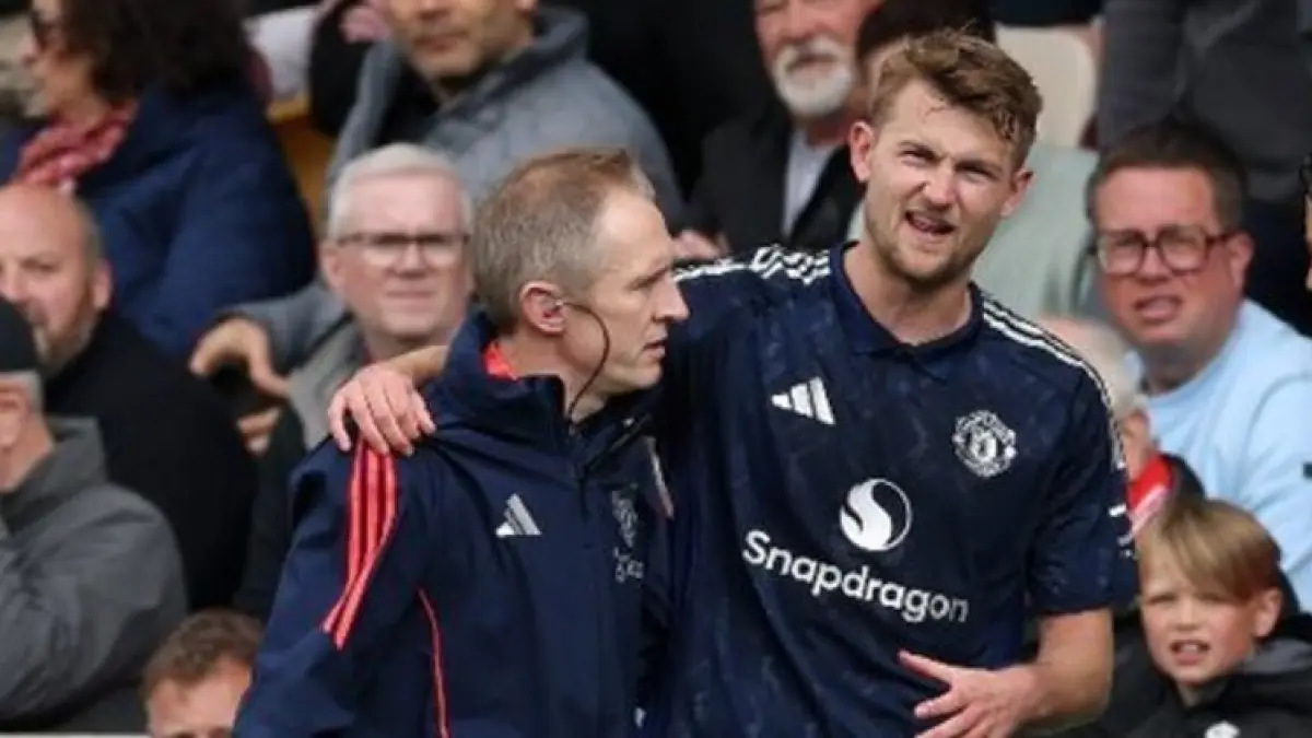COMEBACK: Matthijs de Ligt sudah berlatih bersama MU (Manchester United)