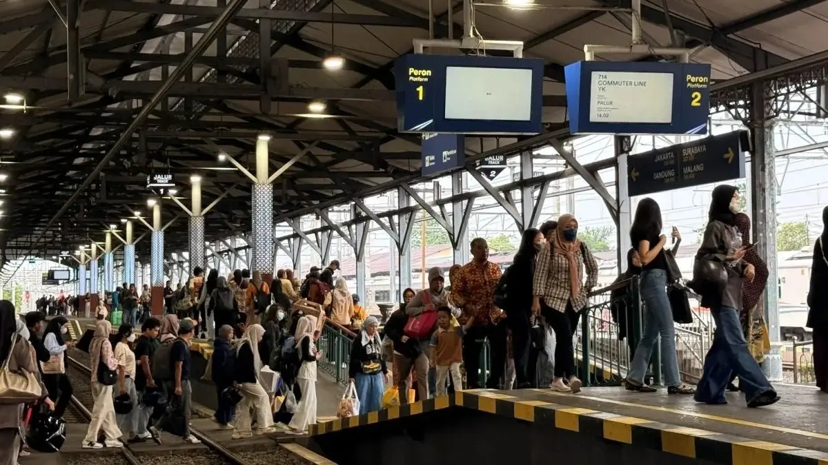 Mobilitas masyarakat Yogyakarta-Solo-Madiun meningkat pesat pada Triwulan I 2026. (Antara)