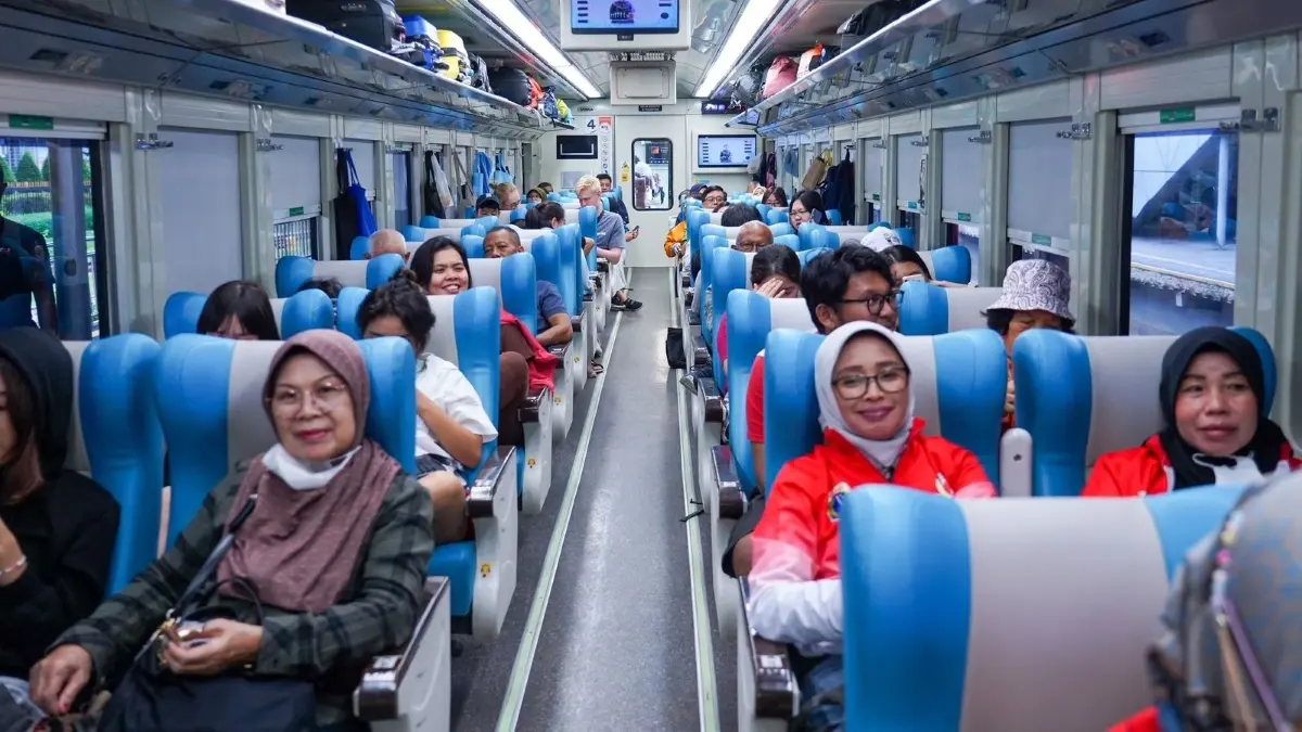 KAI Daop 4 Semarang menerapkan sanksi tegas bagi penumpang yang melebihi relasi perjalanan. (KAI)