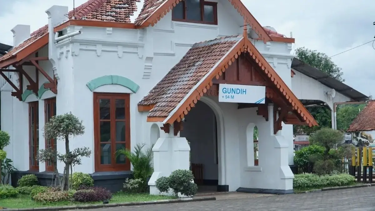 Stasiun Gundih mencatatkan kenaikan penumpang sebesar 10,05 persen pada Triwulan I 2026. (Antara)