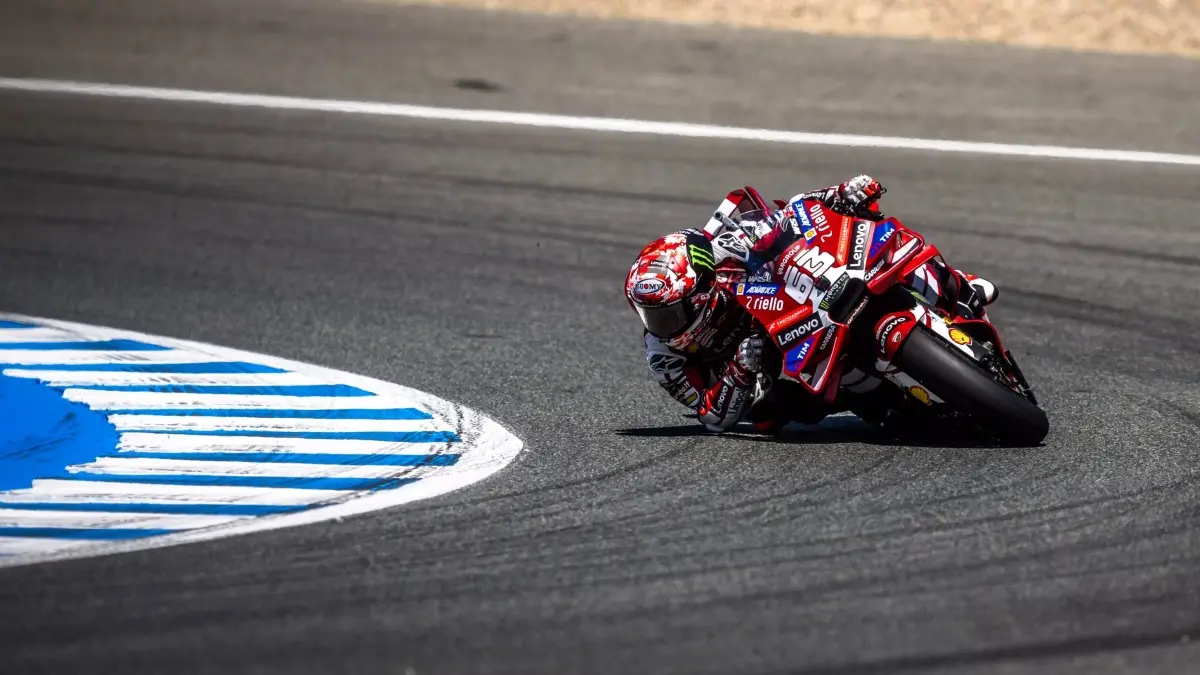 Francesco Bagnaia gagal finis di MotoGP Jerez akibat kendala pengereman. (Ducati)