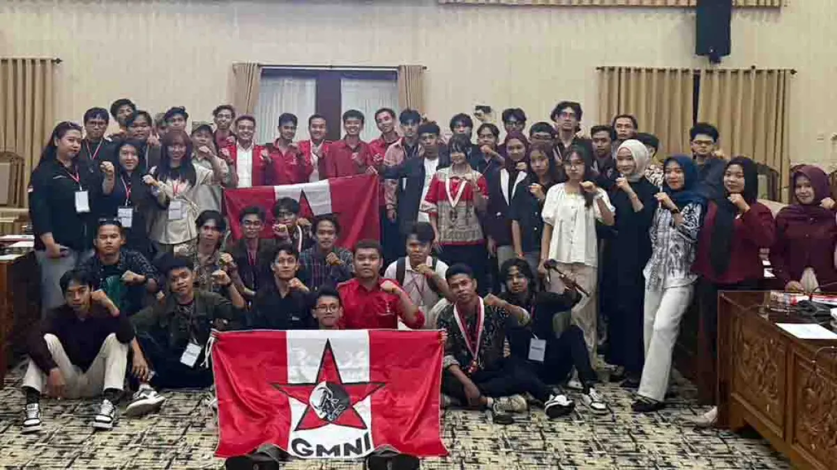 GMNI Banyuwangi sepakat bersatu dalam Rapimcab 2026. Sebanyak 11 komisariat dorong soliditas organisasi usai dualisme kepemimpinan. (Toha/Radar Banyuwangi)
