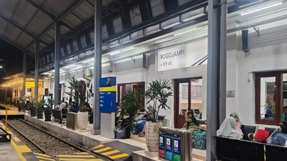 Stasiun Rogojampi kini menjadi simpul vital mobilitas Banyuwangi. (Antara)
