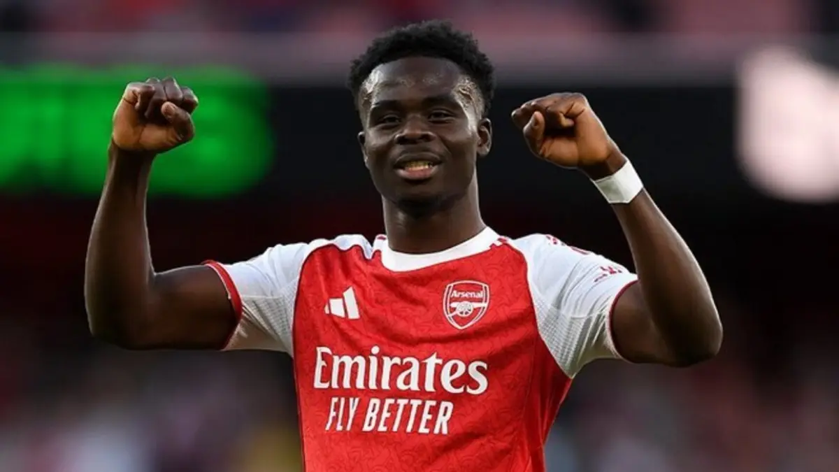 HAPPY: Arsenal kembali diperkuat dua punggawa utamanya saat hadapi Atletico Madrid (Arsenal)