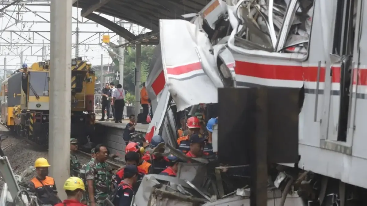 Jasa Raharja menerbitkan jaminan biaya perawatan bagi korban kecelakaan KRL di Bekasi Timur. (JawaPos.com)