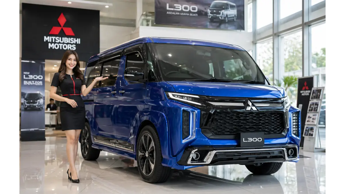 Mitsubishi L300 Reborn 2026, Kuda Kerja Legendaris Siap Naik Kelas. (Ilustrasi ChatGPT Image)