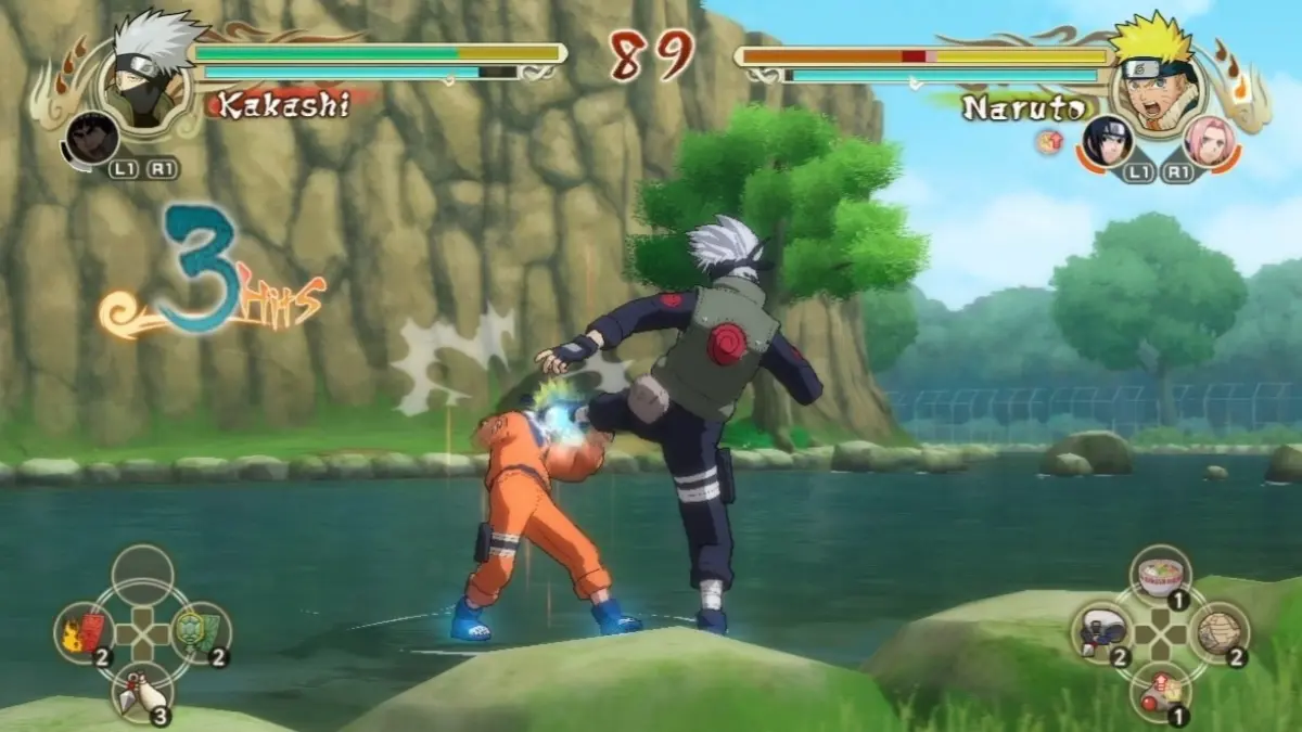 Adaptasi gim Naruto: Ultimate Ninja Storm kini hadir di ponsel dengan grafis memukau dan pertarungan 3D seru. (GameSpot)