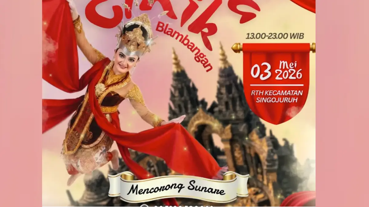 Agenda Banyuwangi Festival hari ini: Mencorong Sunare di Singojuruh, pertunjukan tari estetik rayakan Hari Tari Dunia 2026. (banyuwangitourism.com)