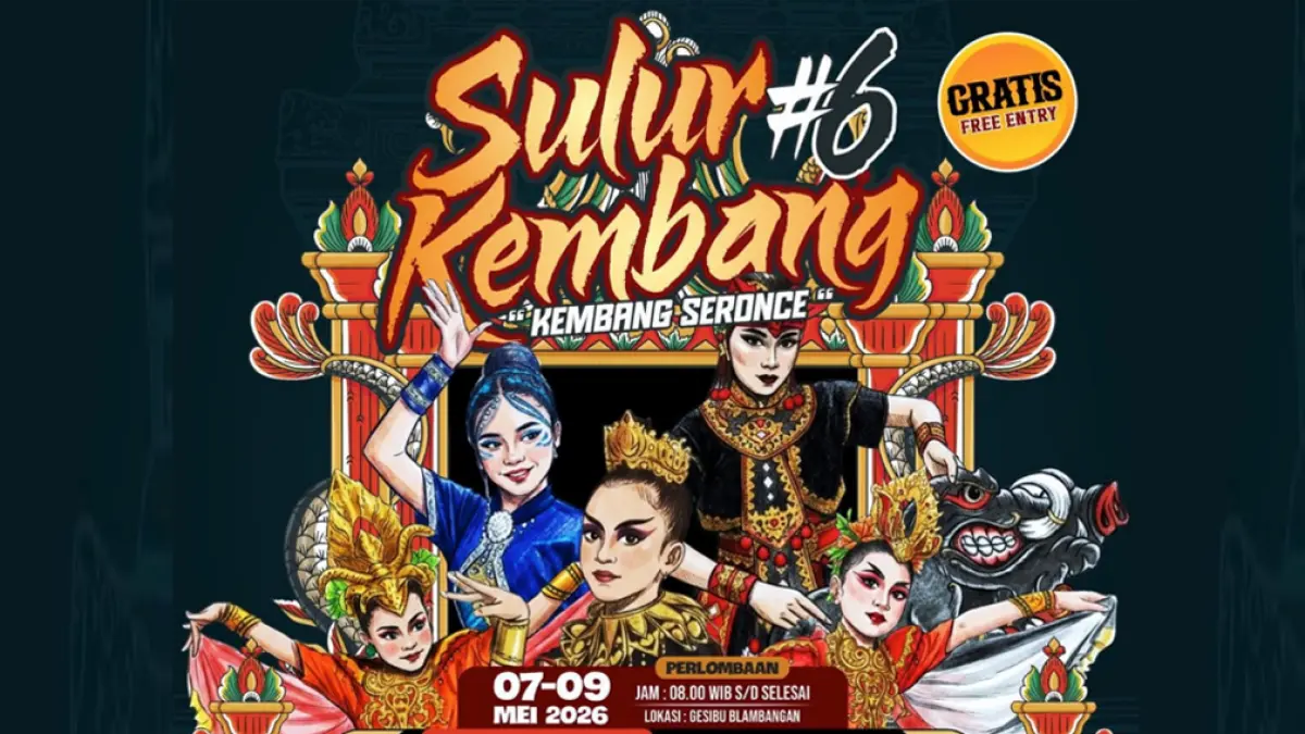 Agenda Banyuwangi Festival: Sulur Kembang #6 hadirkan Kembang Seronce di Gesibu Blambangan, lomba hingga malam puncak spektakuler gratis. (banyuwangitourism.com)