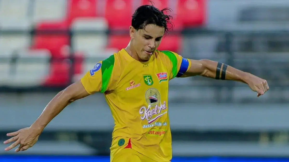 Bruno Moreira saat laga kemenangan Persebaya lawan Arema FC. (Dok. Persebaya Surabaya)
