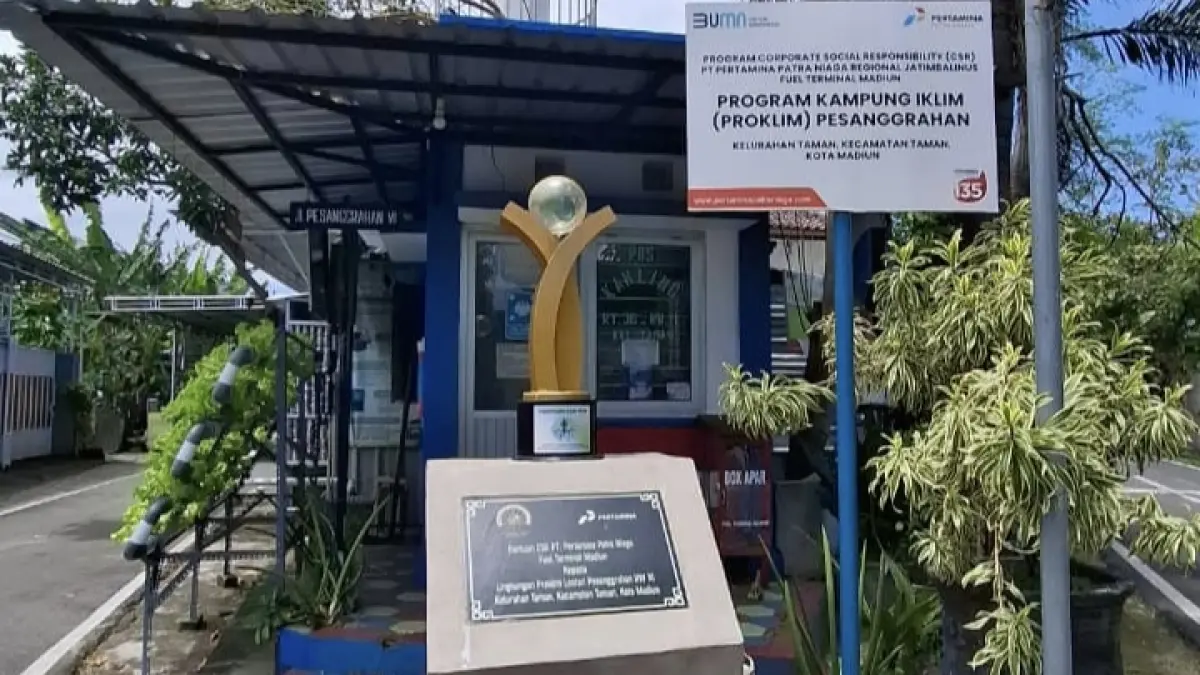 Gerakan Proklim Pesanggrahan Madiun mengubah sampah menjadi bernilai ekonomi melalui kolaborasi warga, Pertamina, dan UNS. (Istimewa)