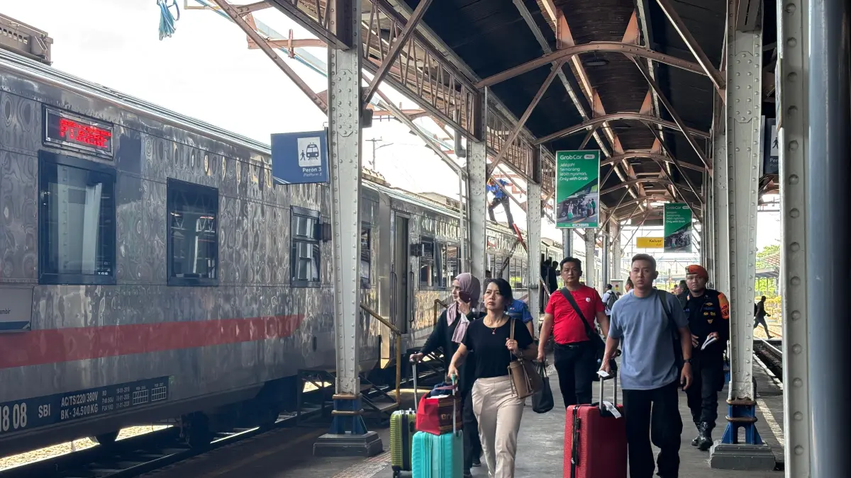 Lonjakan mobilitas terjadi selama libur panjang Hari Buruh 2026. (KAI)