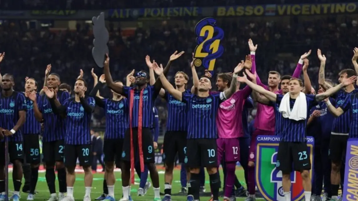 KUNCI GELAR: Inter Milan pastikan sebagai jawara Serie A (Inter Milan)