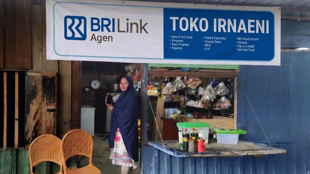 BRILink Agen Tembus 1,18 Juta per Maret 2026, Jangkau Lebih dari 80 Persen Desa di Indonesia. (foto: BRI)