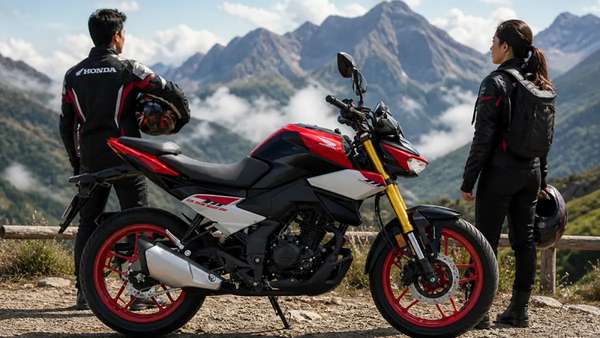 Honda CB125 Hornet resmi meluncur di Chile. Tampil agresif, irit 60 km/liter, cocok untuk anak muda pecinta motor naked bike. (ChatGPT Image)