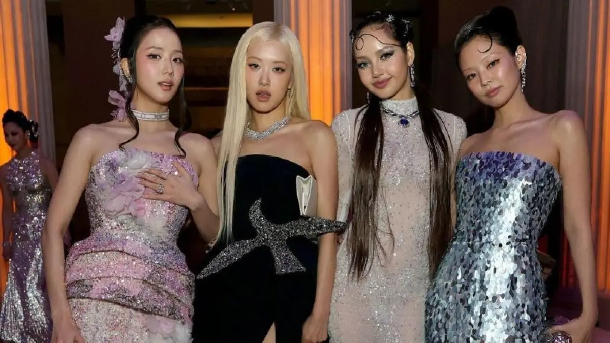 MET GALA 2026 : Setiap member Blackpink hadir secara individu dan mencuri perhatian dunia fashion.(Instagram: @bp_space_idn)
