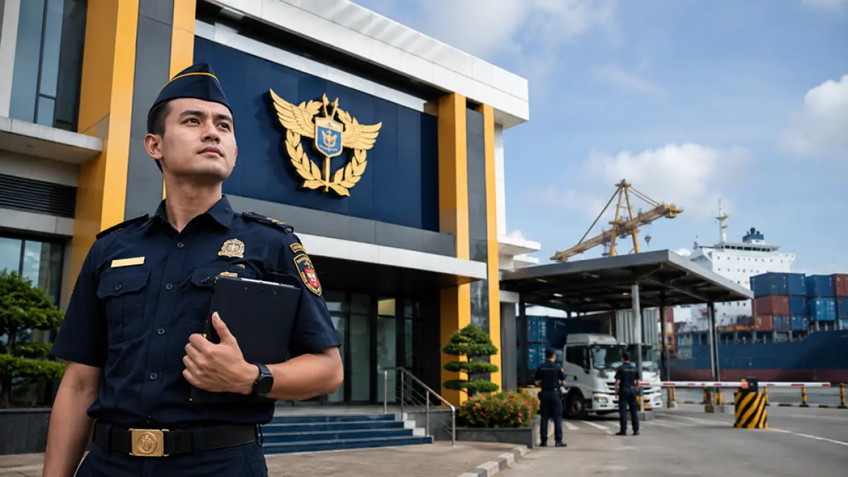 CPNS Bea Cukai 2026 segera dibuka dengan 380 formasi lulusan SMA. Simak jadwal, syarat pendaftaran, gaji, dan cara daftar SSCASN. (Ilustrasi ChatGPT Image)