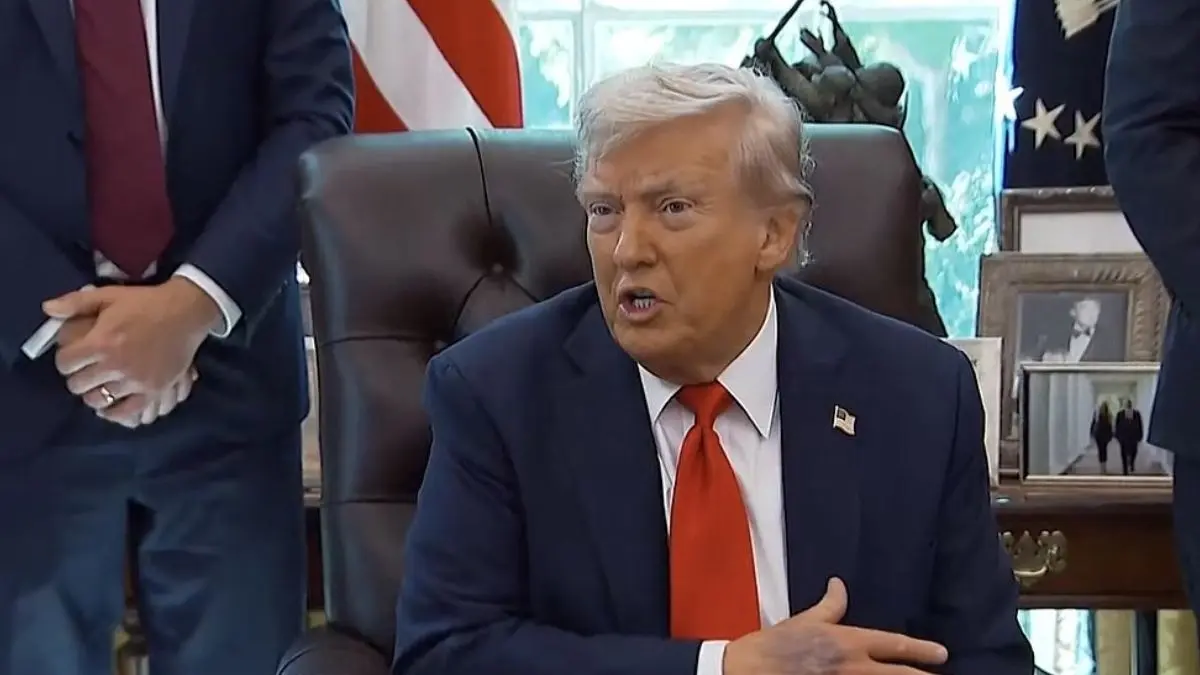 Donald Trump menuding Iran bermain-main dalam negosiasi dengan AS. (JawaPos.com)