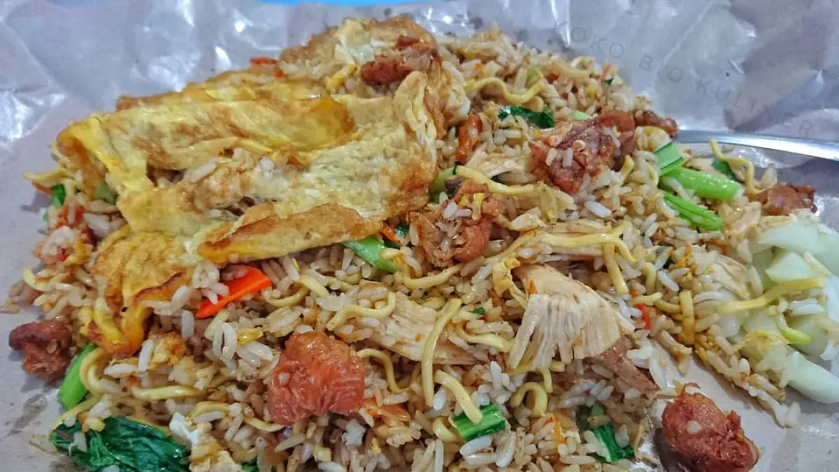 Ilustrasi nasi goreng mawut (Instagram @kokobigkuliner)