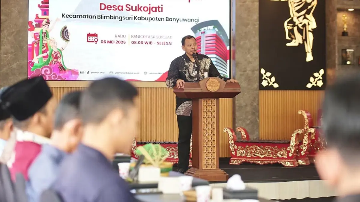 KPK nilai Desa Sukojati Banyuwangi masih on track sebagai desa antikorupsi. Transparansi dan tata kelola jadi contoh bagi desa lain. (foto: banyuwangikab.go.id)