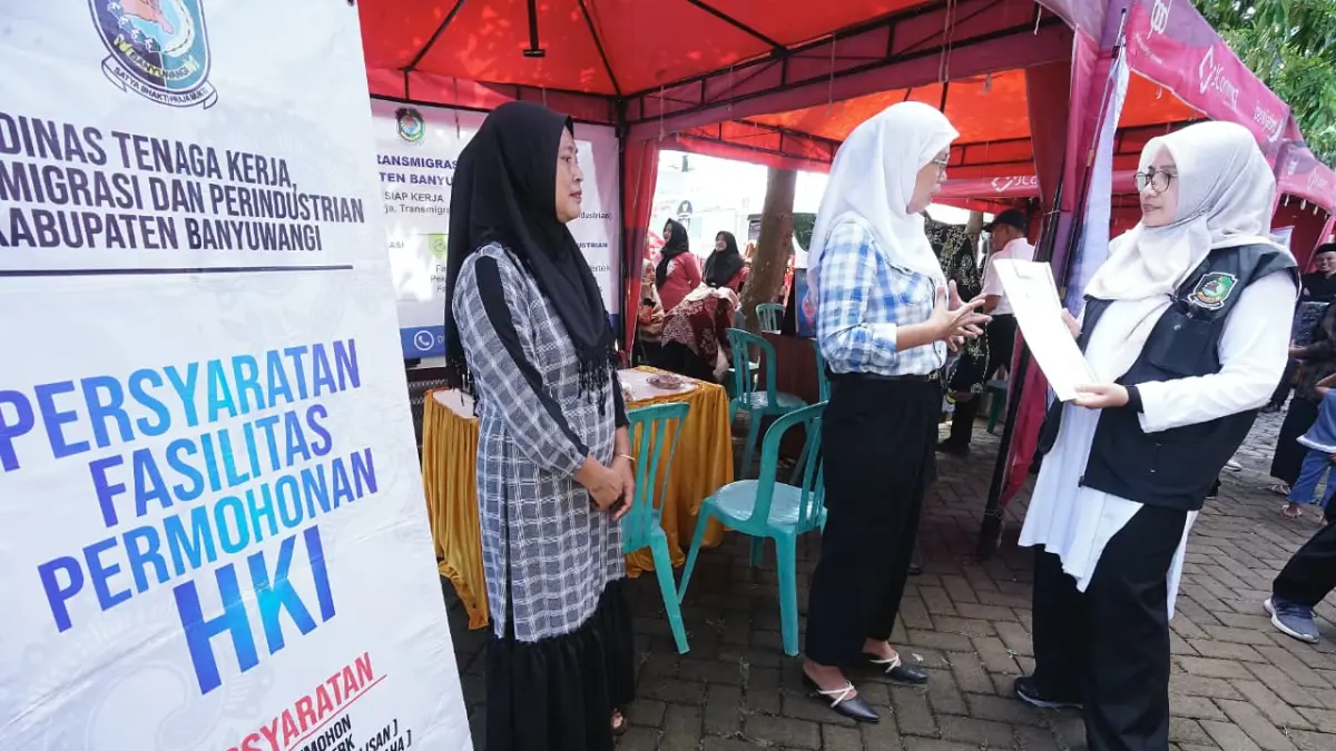 Pemkab Banyuwangi permudah UMKM urus HKI. Biaya pendaftaran merek dagang turun dari Rp1,8 juta menjadi Rp500 ribu. (banyuwangikab.go.id)