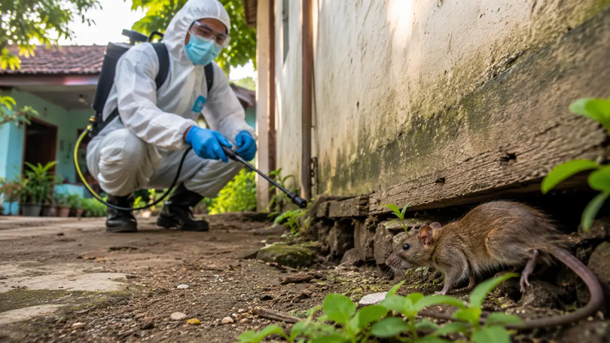 Dinkes Banyuwangi memastikan belum ada kasus hantavirus hingga Mei 2026. Warga diminta waspada penularan virus dari tikus dan menjaga kebersihan. (ChatGPT Image)