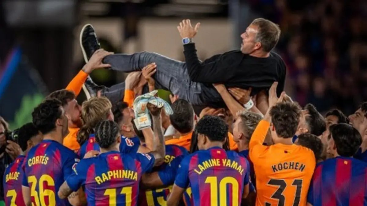 JUARA LA LIGA: Barcelona sukses menangi El Clasico kontra Real Madrid (Barcelona)
