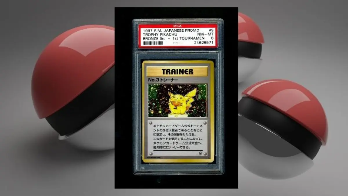 Pikachu Trophy Card