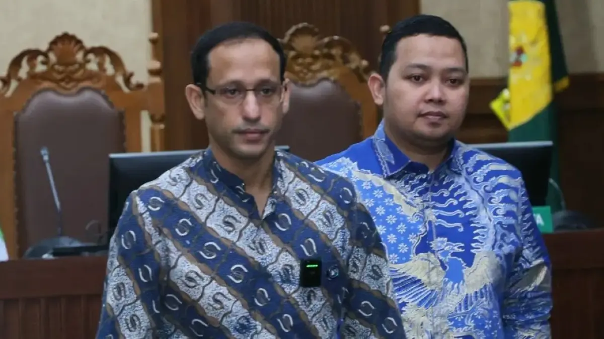 Sidang putusan kasus dugaan korupsi pengadaan Chromebook Kemendikbudristek digelar di PN Jakarta Pusat. (JawaPos.com)