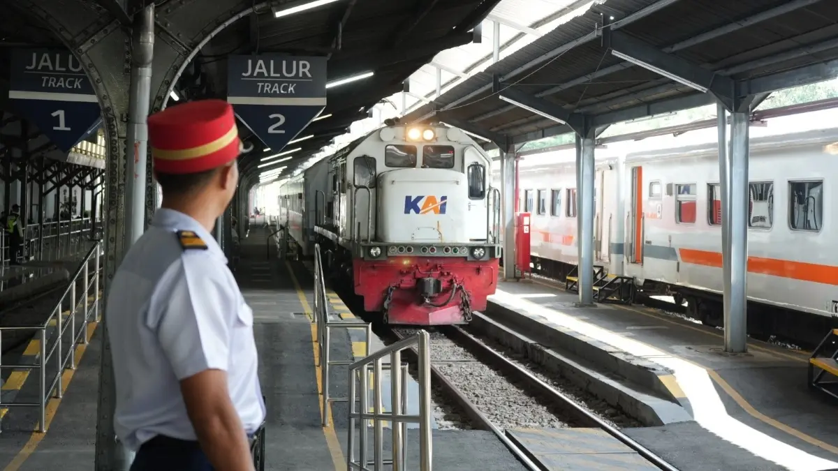 PT KAI Daop 9 Jember mencatat penjualan 48.722 tiket kereta api selama libur panjang Kenaikan Yesus Kristus 2026. (KAI)