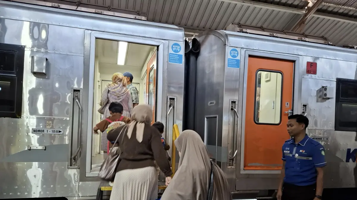 KAI Daop 4 Semarang melayani 88.699 penumpang selama 13–14 Mei 2026. (KAI)