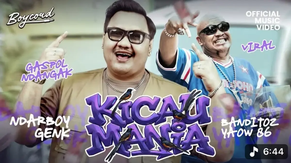lagu Kicau Mania viral di media sosial. (Tangkapan Layar YouTube @boycord_music)