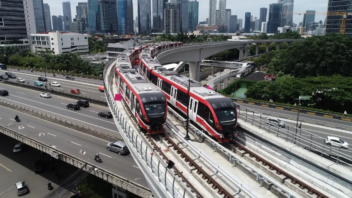 LRT Jabodebek melayani 195.141 penumpang selama libur panjang Kenaikan Yesus Kristus 2026. (KAI)