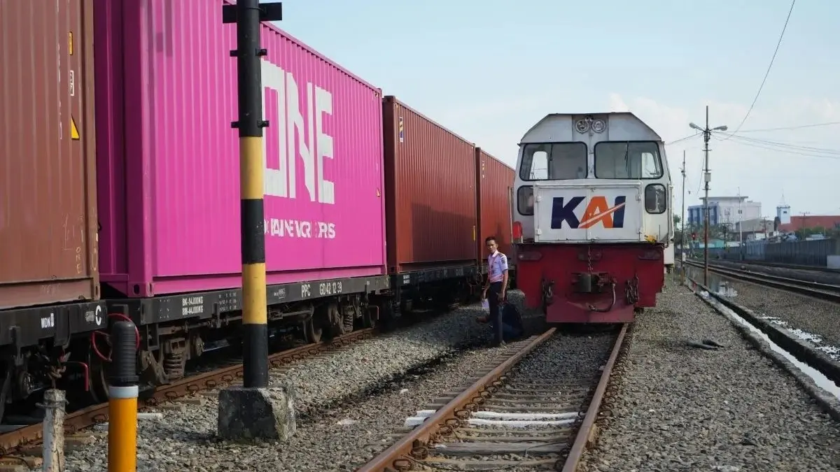 PT Kereta Api Indonesia mencatat pertumbuhan angkutan retail 82.129 ton sepanjang Januari–April 2026. (Antara)