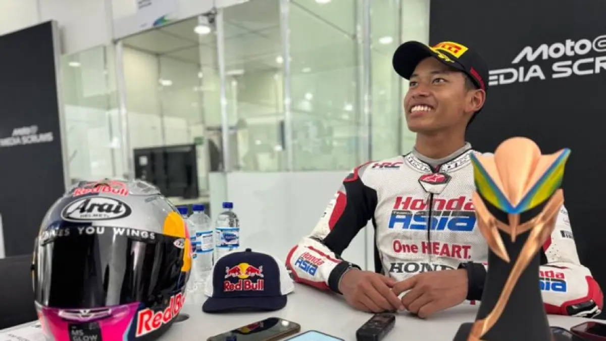 Veda Ega Pratama dan Hakim Danish punya modal besar jelang Moto3 Italia 2026 setelah pernah menguasai Sirkuit Mugello di Rookies Cup. (Honda Team Asia)
