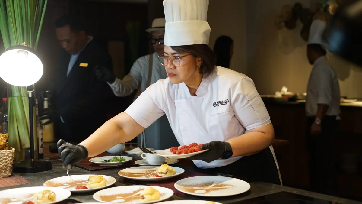 Kokoon Hotel Banyuwangi bersama Doesoen Kakao menghadirkan Four Hands Dinner “AADC – Ada Apa Dengan Coklat” pada 30 Mei 2026. (Istimewa)