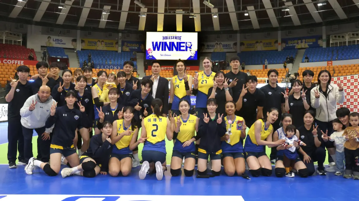 Megawati Hangestri resmi gabung Hyundai Hillstate untuk Liga Voli Korea 2026-2027. Kim Da-in siap bangun kekuatan baru tim. (women.volleybox.net)