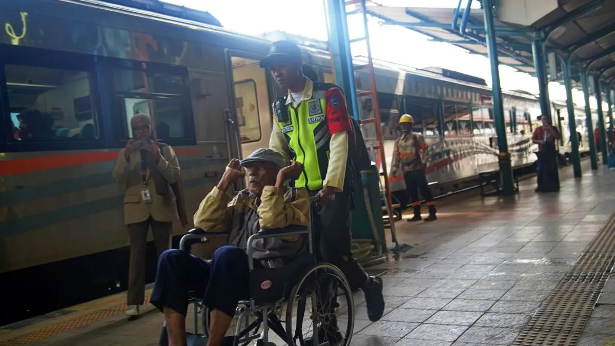 PT KAI Daop 7 Madiun mencatat 48.536 penumpang kereta api jarak jauh selama libur Idul Adha 2026. (Antara)