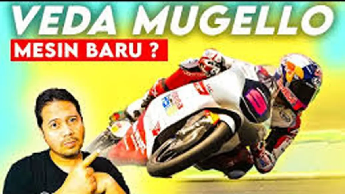 Veda Ega Pratama dikabarkan mendapat upgrade mesin HRC jelang Moto3 Mugello 2026. (Thumbnail Youtube Iwan Banaran)